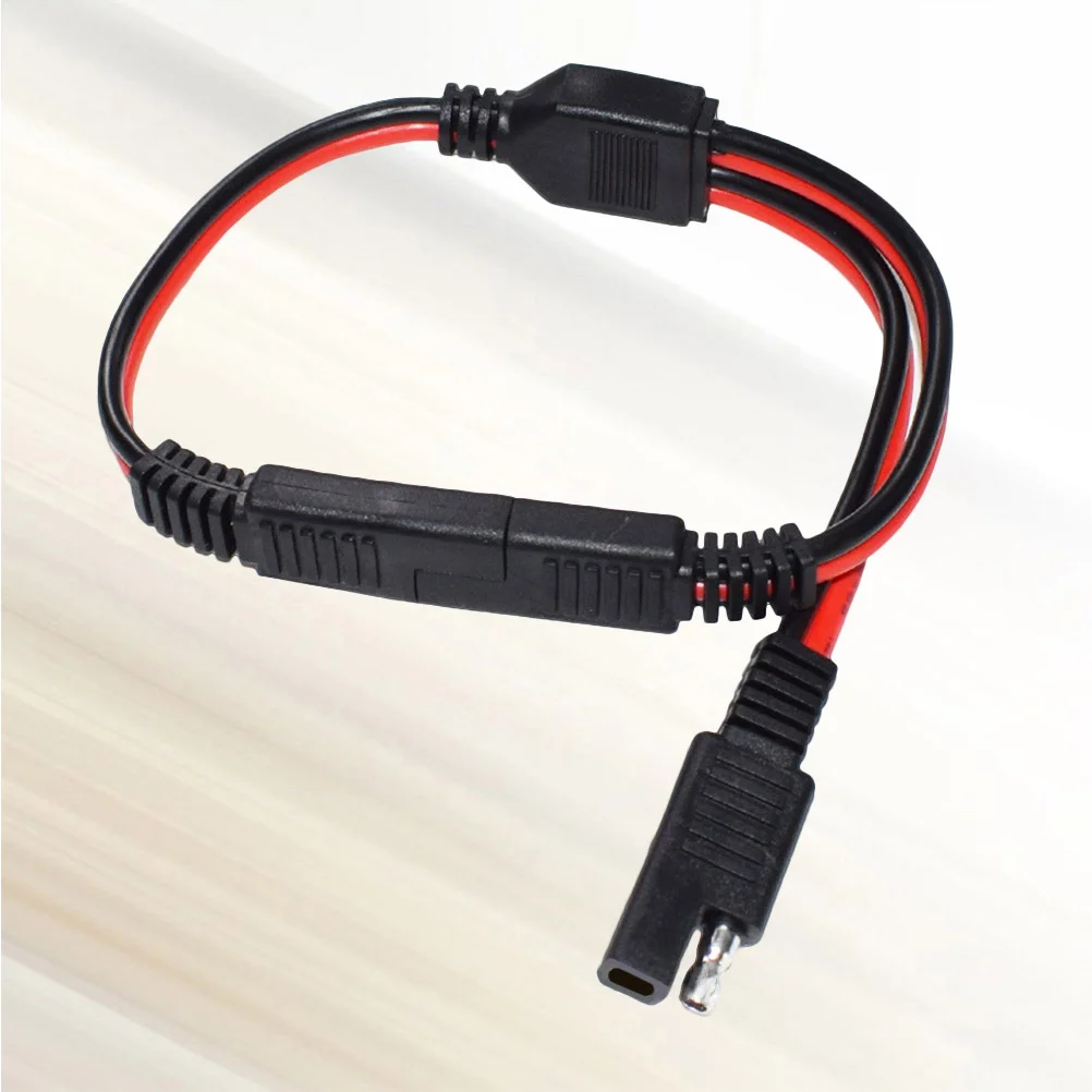 

1 Pc SAE Extension Cable 1 to 2 SAE Connector Disconnect Cable Adapter for Car Auto