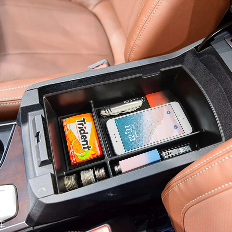 

For Subaru Ascent 2019 2020 2021 2022 2023 Car Accessories Center Storage Box Plastic Organizer Boxes Coin Storage Holder