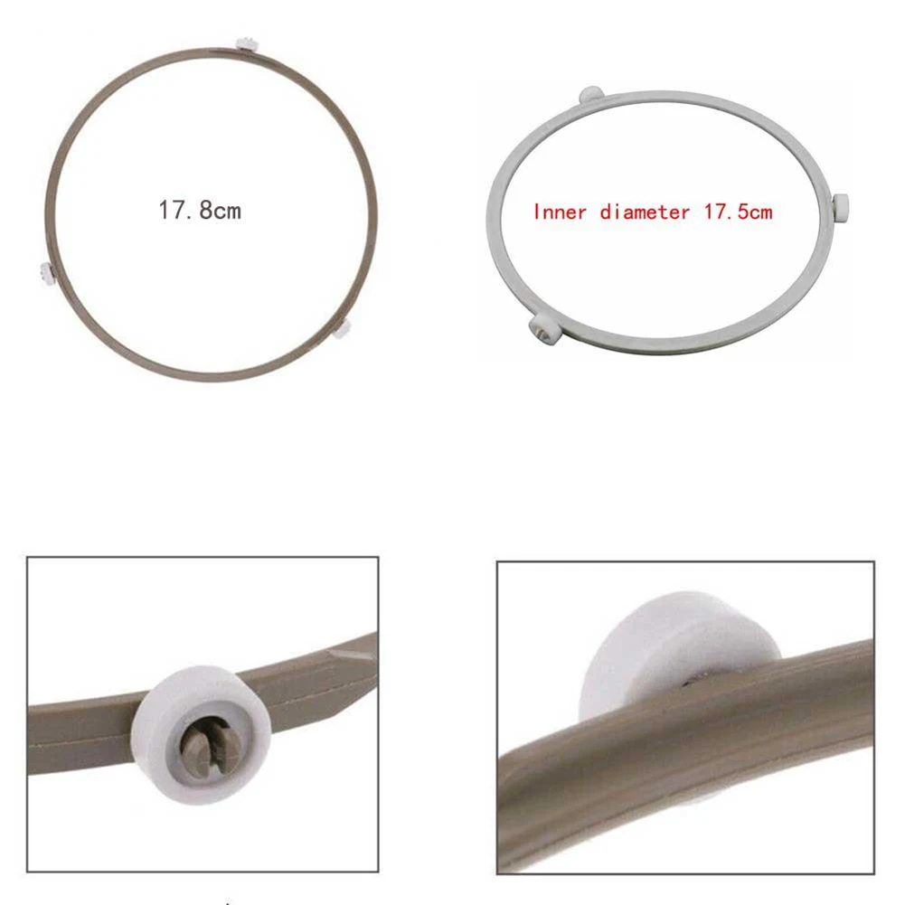 

Microwave Oven Glass Turntable Bracket Circle Rotating Rings Support Roller Bracket Glass Turntable Base Plate Tray Holder Stand