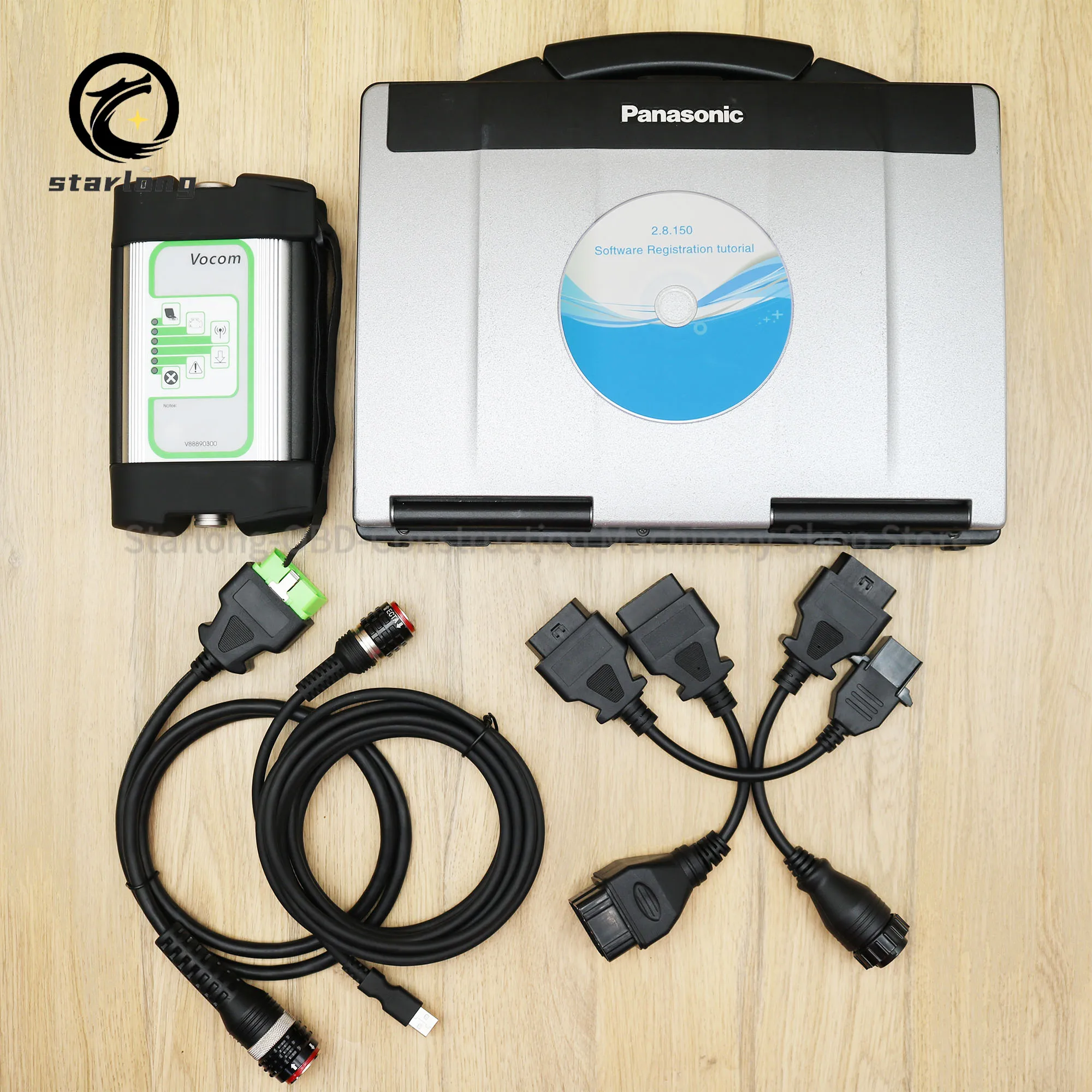 Тяжелый грузовик ДЛЯ Volvo vocom 88890300 диагностика грузовика UD Для Mack диагностики