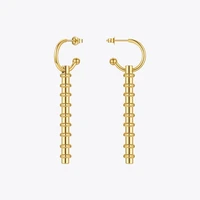 enfashion goth accessories earrings for women 2021 gold color drop earring stainless steel fashion jewelry pendientes e211309