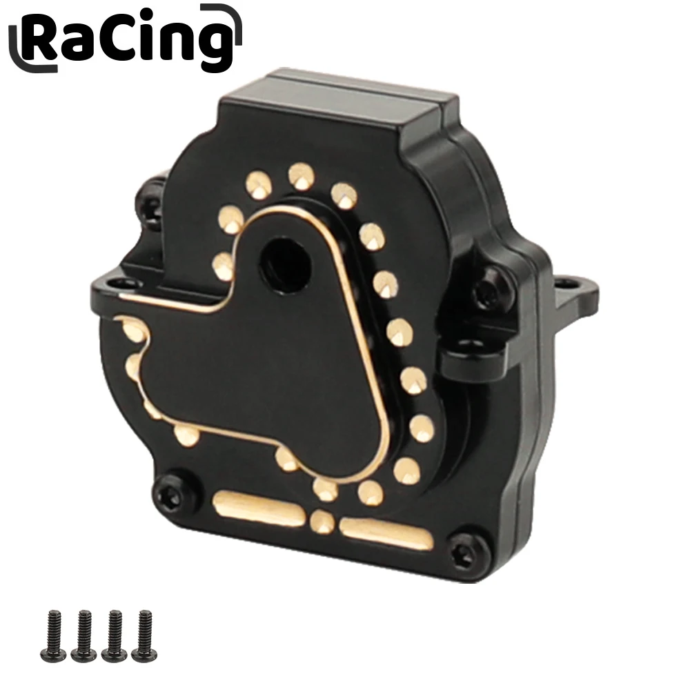 

1pc TRX4M All Brass Black Coating Transmission Gearbox Housing Cover Shell for 1/18 RC Crawler Car TRX4-M Metal Upgrade Parts