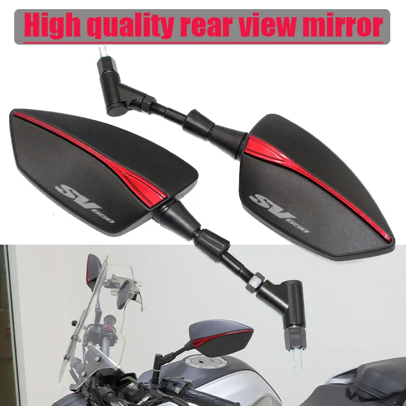 

For SUZUKI SV 650 SV650X SV650/S The New High Quality Universal Motorcycle Mirror Rearview Rearview Mirror With LOGO SV650