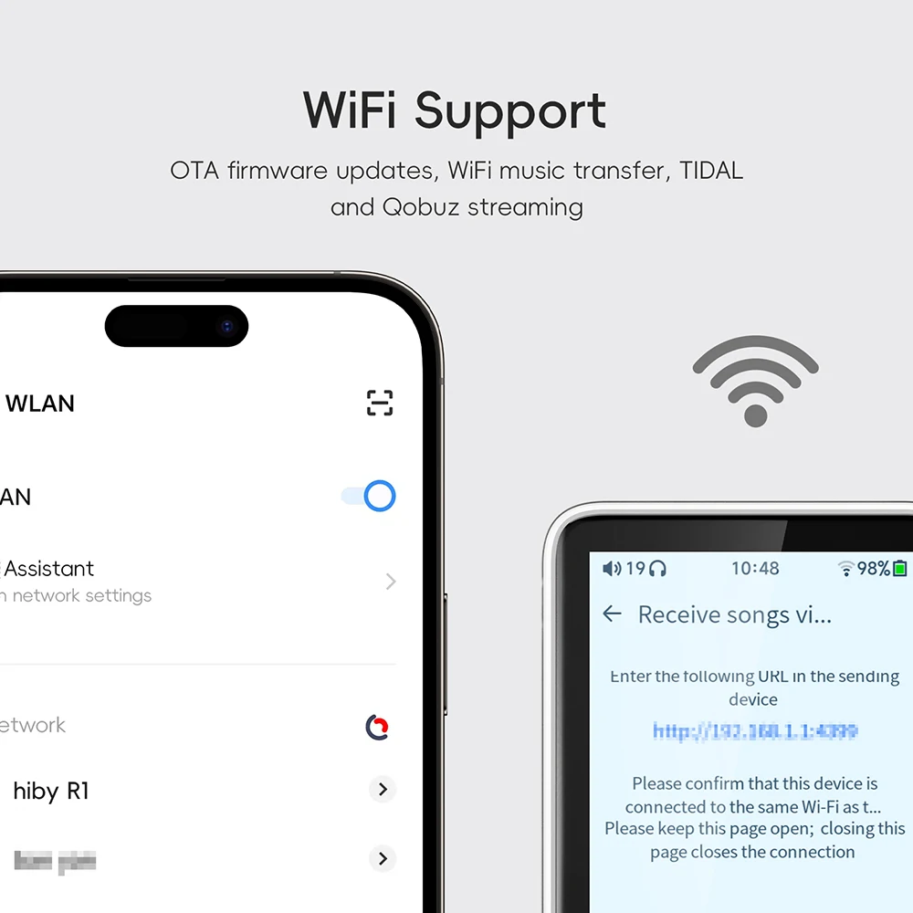 HiBy R1 HiFi аудио музыкальный плеер MP3 USB ЦАП WiFi Bluetooth 5.1 DSD256 PCM384 кГц/32 бит X1600E CS43131 MSEB