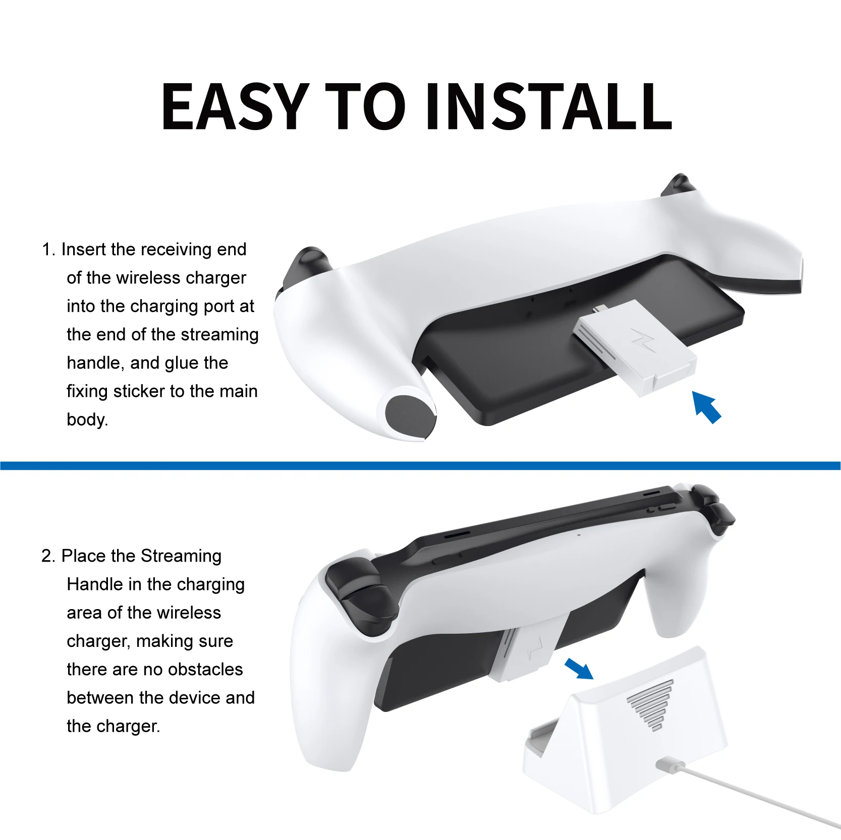 Зарядная док-станция для PS5 портативное беспроводное зарядное устройство с