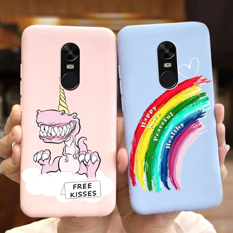 Чехол для Xiaomi Redmi Note 3 4 4X силиконовый чехол из ТПУ с радужным динозавром Note4x note4 note3x