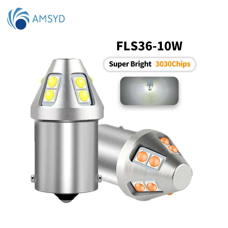 

2PCS Super Bright 1156 P21W LED BA15S 1157 P21/5W BAY15D LED 3030 10SMD Chips Car Lights Reserve Signal Light Auto Lamp 12V