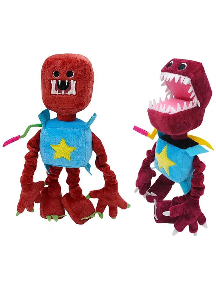 

Новая коробка, искусственная кожа, Мультяшные куклы, красный робот, заполненные плюшевыми куклами, коллекция праздничных подарков, куклы