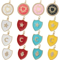 gold color boho heart moon star charms for jewelry making diy earrings pendant necklace bracelet deisigner cute nail butterfly