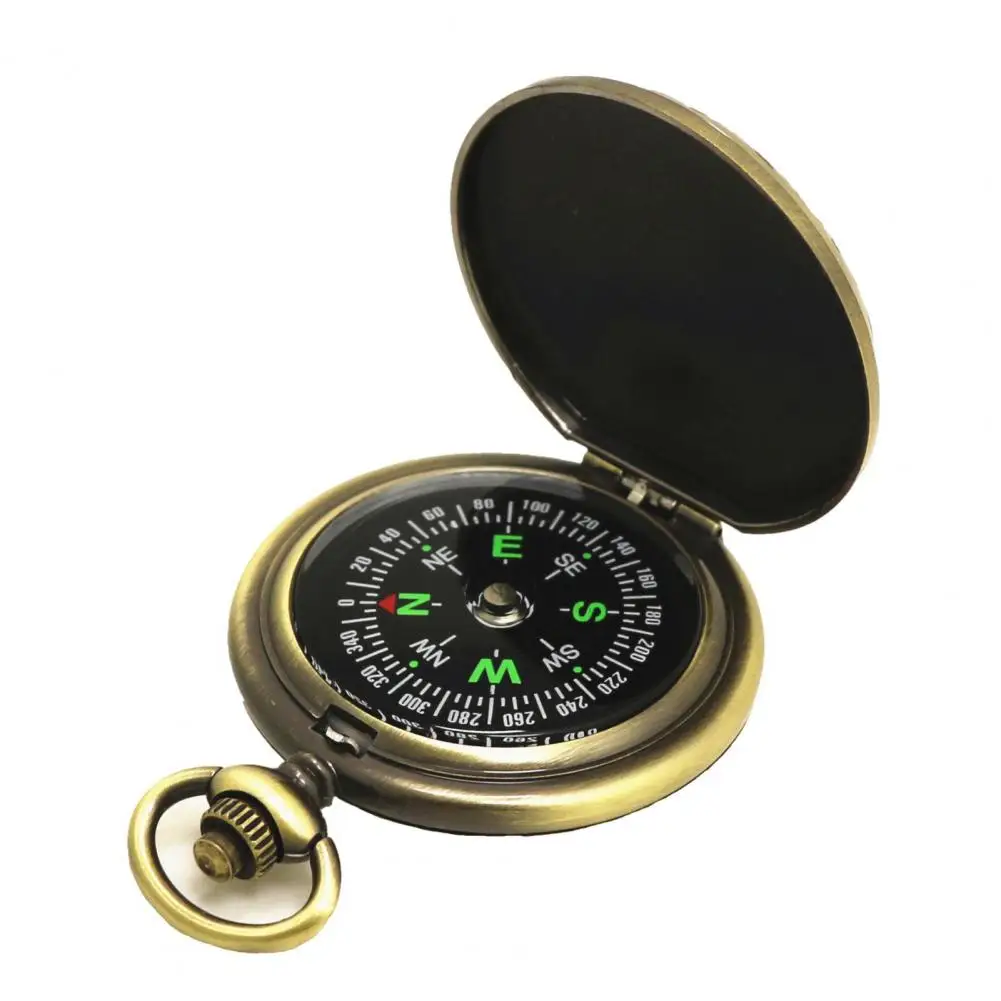 

Backpack Compass Lightweight Compass Waterproof Retro Style Navigation Compass for Accurate Positioning Easy Reading Camping