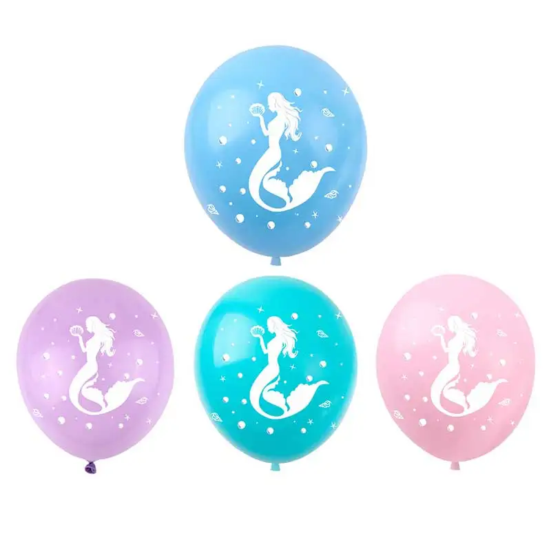 

Mermaid Balloon Wedding Decoration Birthday Party Supply Decor Girl Boy Gift Mother's Day Baby Shower Background Wall Fix Up