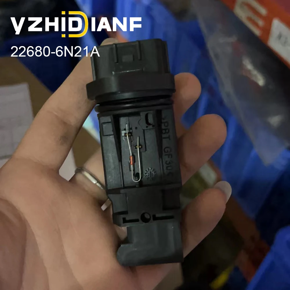 Датчик массового расхода воздуха MAF 5-контактный 22680-6N21A для Nissan первоклассный