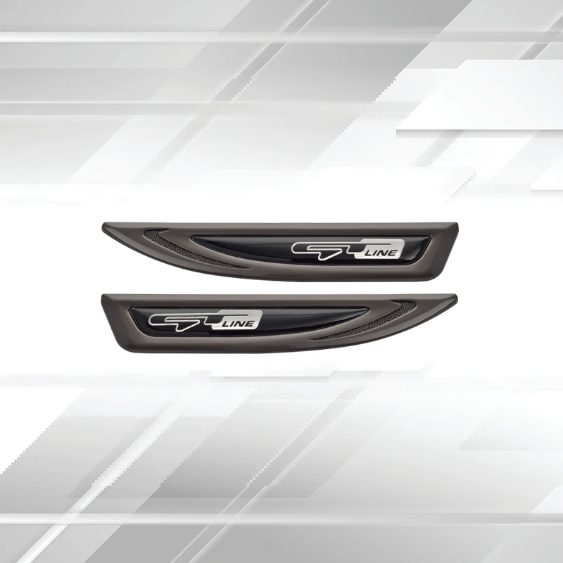 

2Psc автомобильные значки GT Line боковая эмблема кузова автомобиля металлические наклейки наклейки Декор Стайлинг для Kia Optima Sportage Sorento Stinger Niro