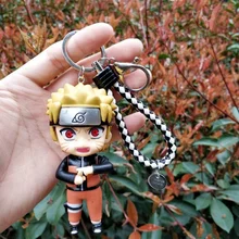 LLavero de figuras de Naruto para llaves de coche, accesorios de baratijas de Anime, bolsa de Itachi Akatsuki, mochila, cordón, muñeca, joyería, regalo para hombres