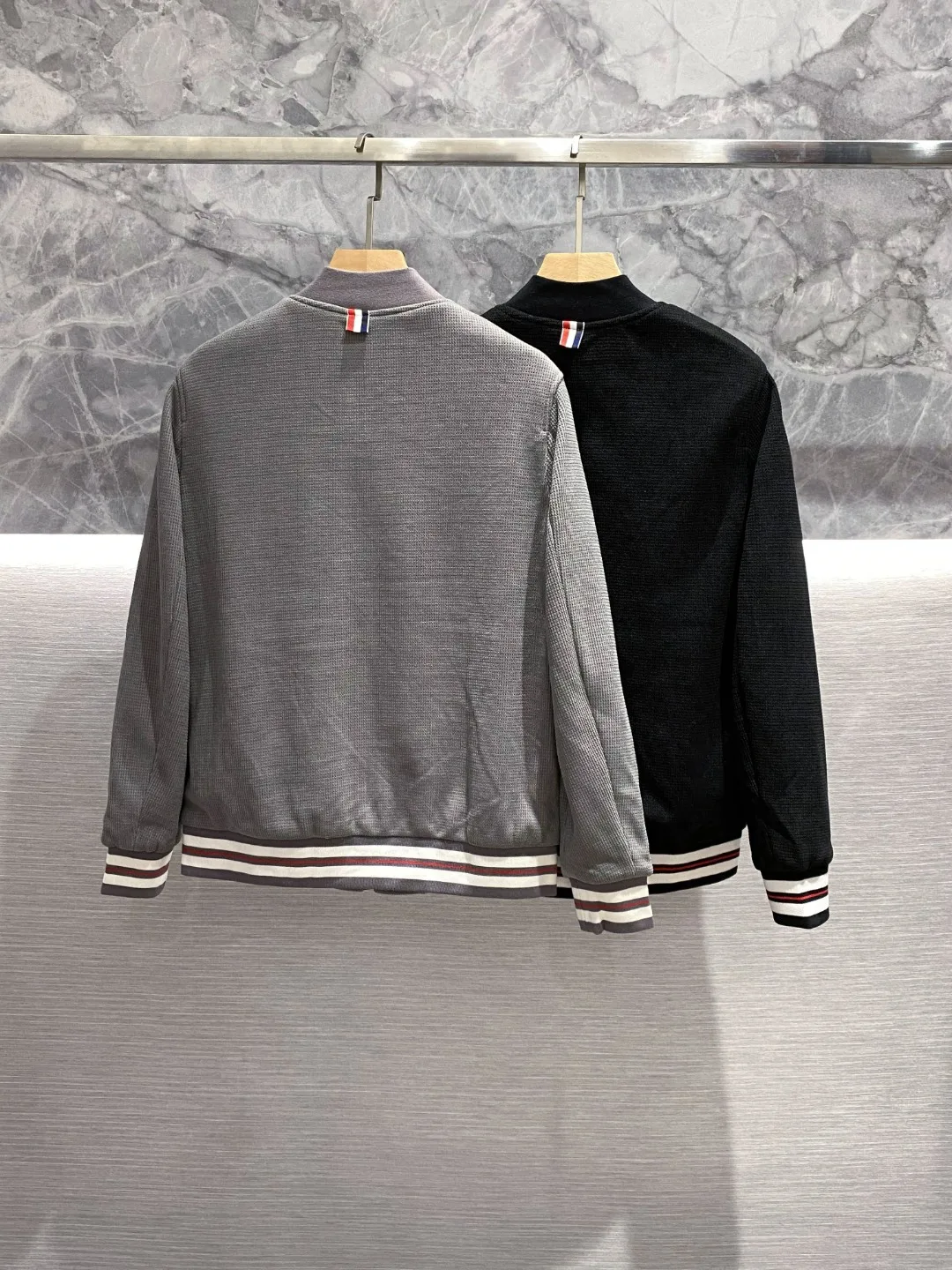 New Mens Jacket Baseball Collar Stripes Luxury Brand Design Jackets Coat High Quality Smart Causal Bomber Jackets