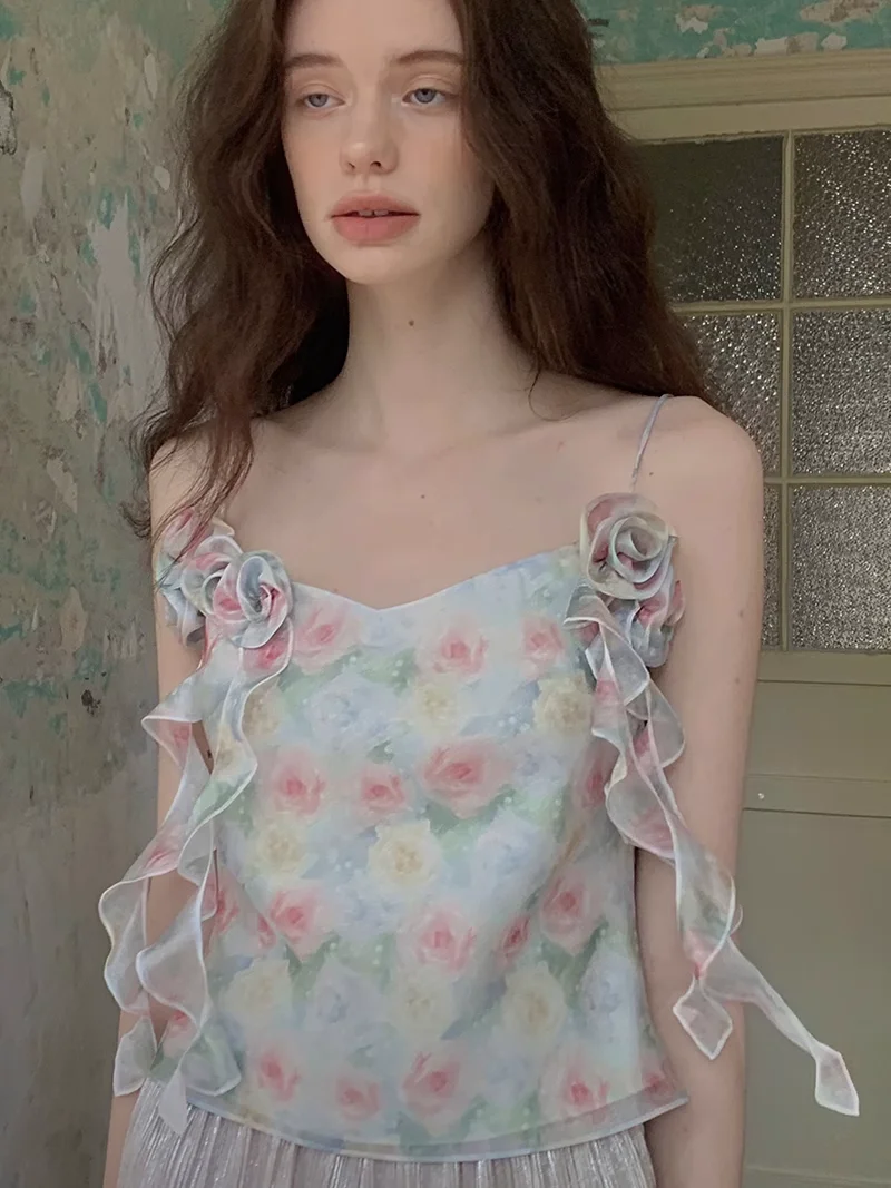 Cariedo Barcelona Morning Mist Series Прохладный дышащий курортный стиль Французская пряжа Бриз с