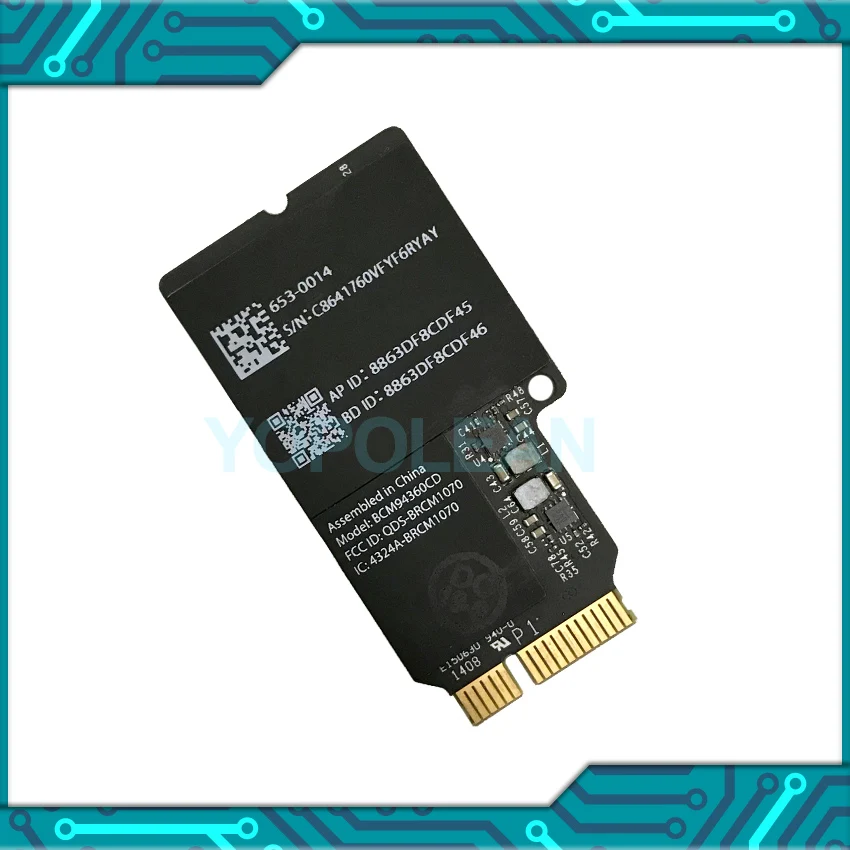 Оригинальная Wi-Fi Bluetooth Карта 4 0 BCM94360CD беспроводной модуль для Apple iMAC A1418 A1419 2013 2014
