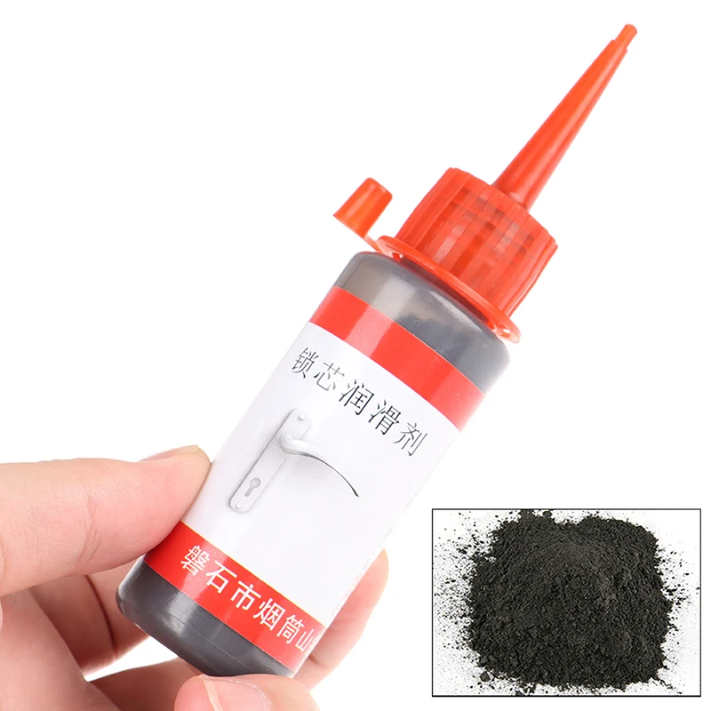 

60ml Multifunction Graphite Powder Non Toxic Locksmith Supplies Graphite Powder Key Cylinder Car Home Lock Lubricant Gate