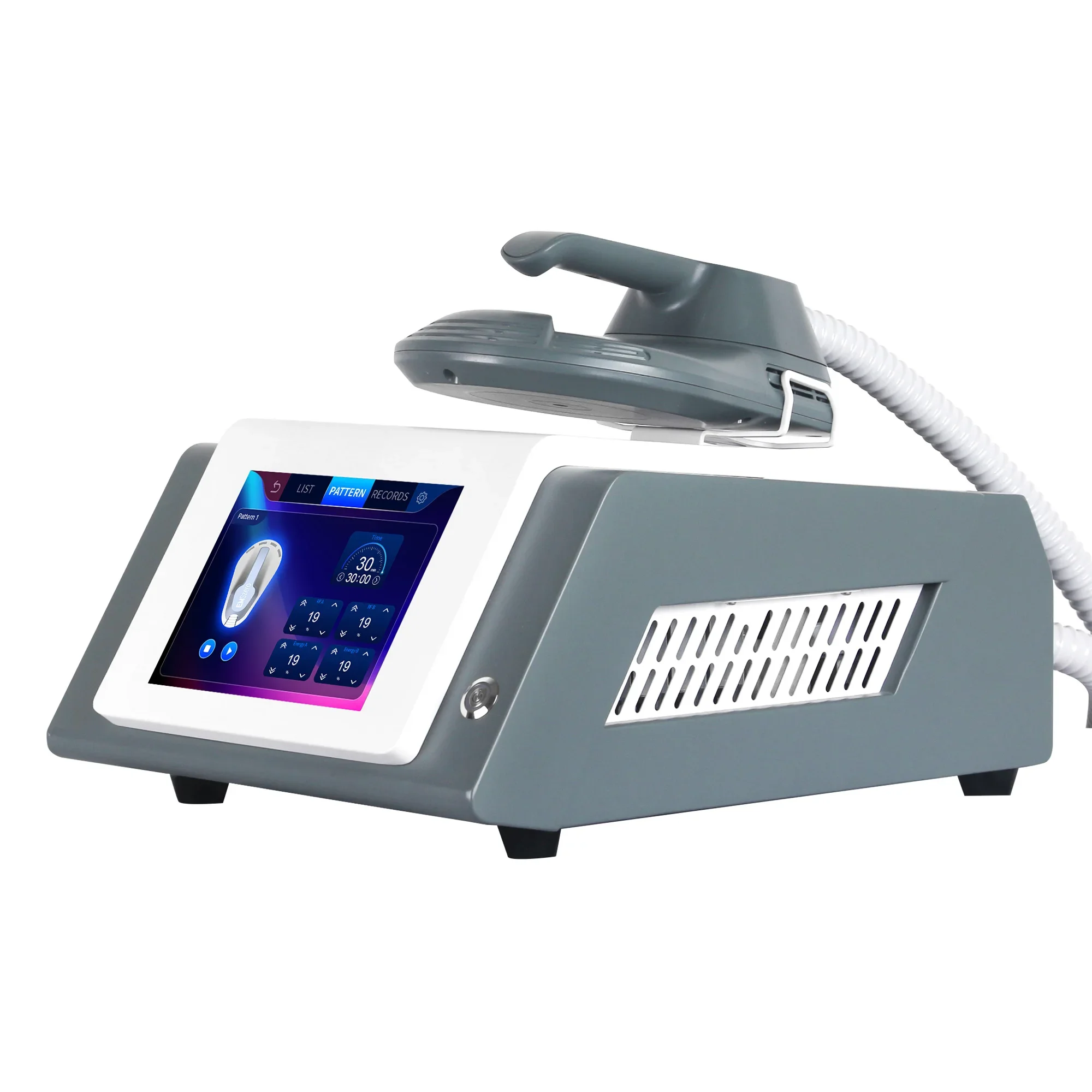 Фото Профессиональный портативный домашний EMS-стимулятор мышц MYOSLIM Neo Ems Zero Mini Shapeshifter для фитнеса и коррекции фигуры №4