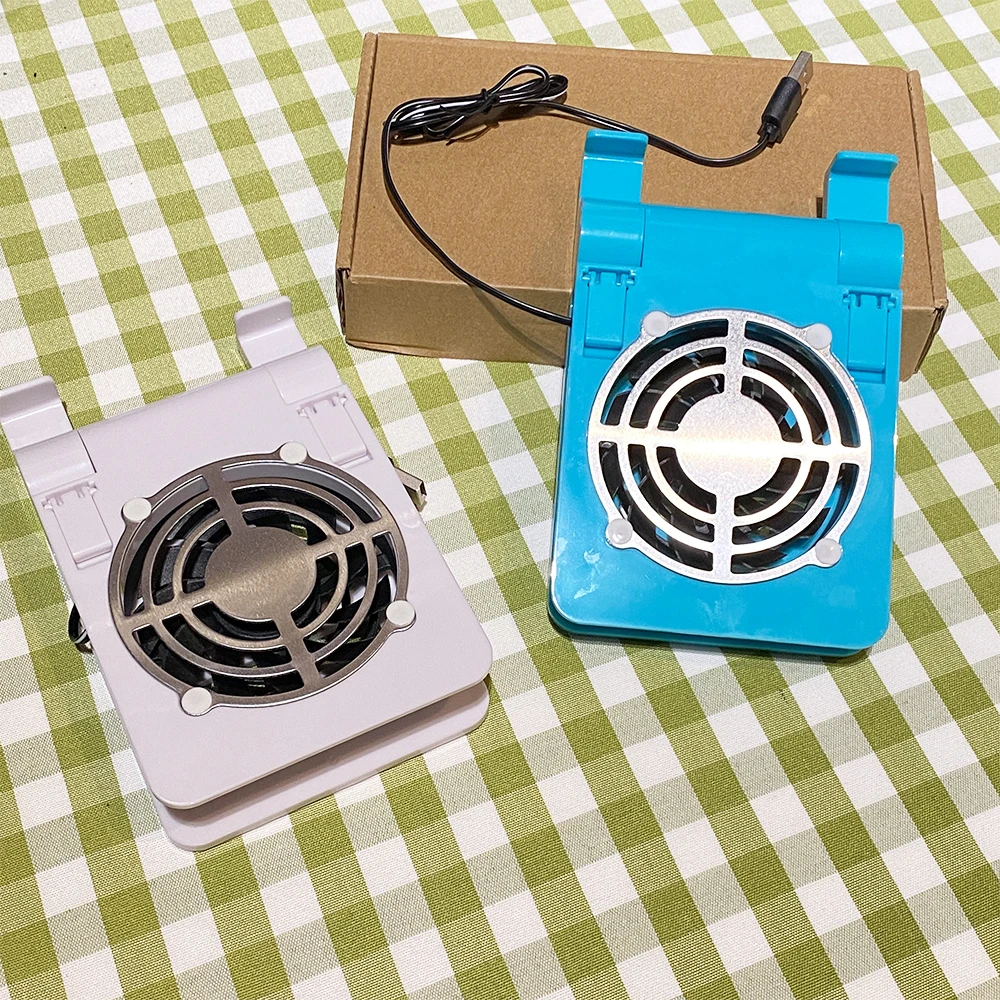 

Fashion Portable Cooling Fan Stand USB Pad Holder 2 in 1 Fan Cooler White/Black/Blue For Nintendo NS switch Console