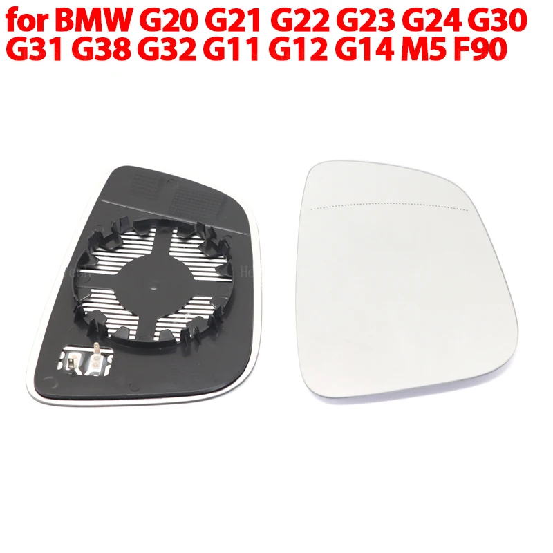 

Left Right Door Side Heated Wing Mirror Glass Rearview Plate for BMW G20 G21 G28 G22 G23 G24 G30 G31 G38 G32 G11 G12 G14 G15