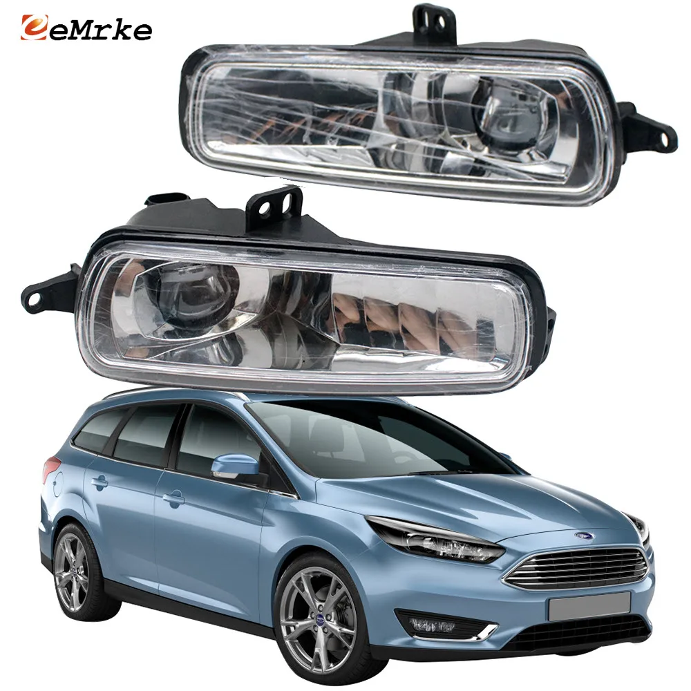 

Передний бампер для Ford Focus 3 Fiesta ST Mondeo Tourneo Transit Custom светильник 2, передний бампер для автомобиля, дневные ходовые огни, 15 Вт, 4000 лм, 12 В