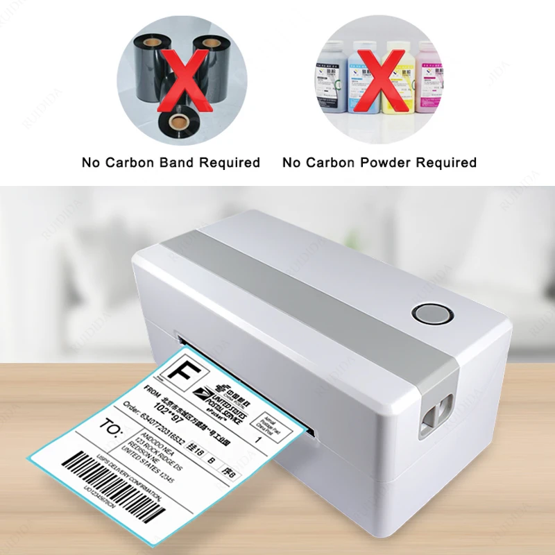 Самоклеящиеся Этикетки Различной Ширины (40/50/60/70/80/90/100 Мм) Термоуглеродная Лента