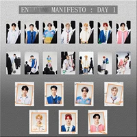 7pcsset kpop en manifesto day 1 concept photo m ver standard edition smallcard lomo card new korea group thank you card k pop