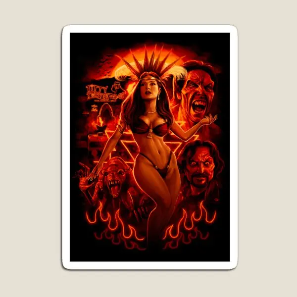 

Santanico Pandemonium Magnet Funny Toy Holder Decor Colorful Magnetic Kids Baby Cute Home Refrigerator for Fridge Organizer