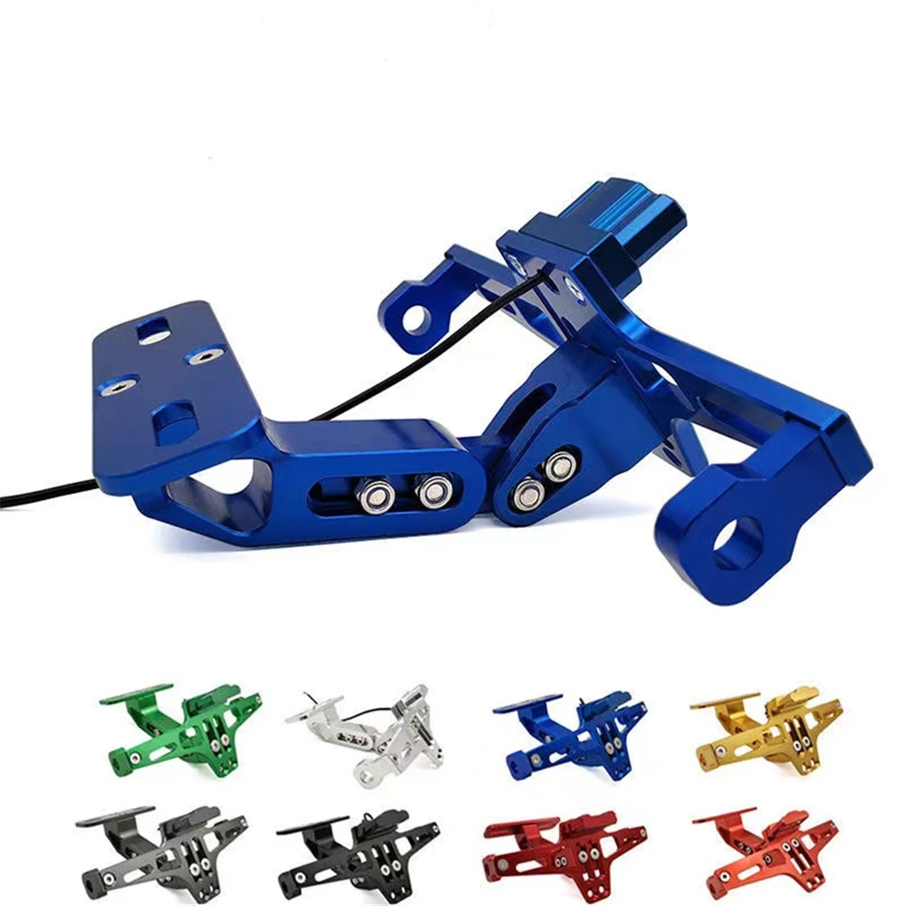 

Universal Rear License Plate Mount Holder Frame LED Light For Kawasaki NINJA 250R 300 ER6 650 1000 ZX6 ZX7 ZX9 ZX10 ZX12 ZX14