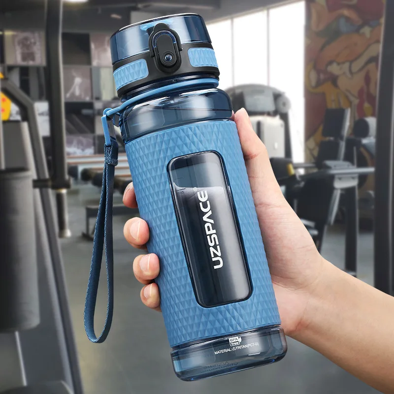 

New 1.1L Water Bottle BPA Free Portable Leak-proof Shaker bottle Tritan Plastic Drinkware Outdoor Tour Gym