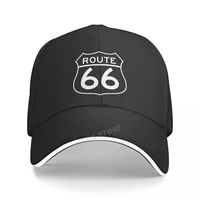 route 66 printing baseball cap hat for women men outdoor sports caps good quality hip hop fitted cap unisex outdoor sunhat