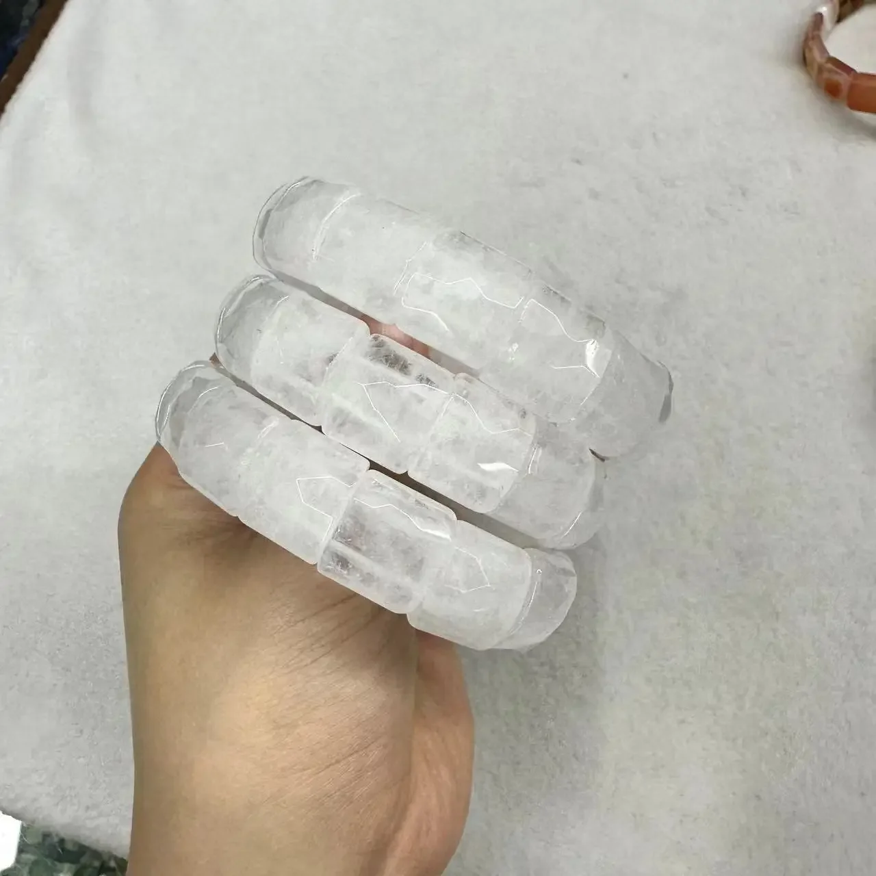 Новая форма 11*15 мм натуральный красивый браслет с кристаллами энергетический