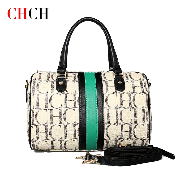 CHCH новые женские сумки через плечо вместительные роскошные дизайнерские Boston на