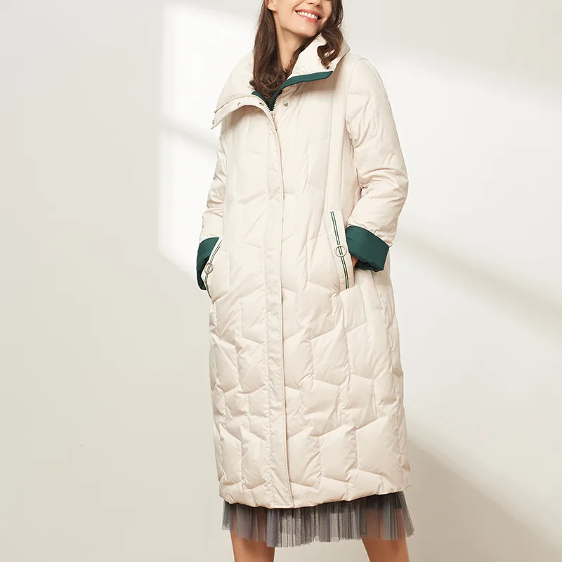 Women Down Jacket Mid-Length Detachable Winter Clothing Winter 2022 New Warm Loose Thick Coat