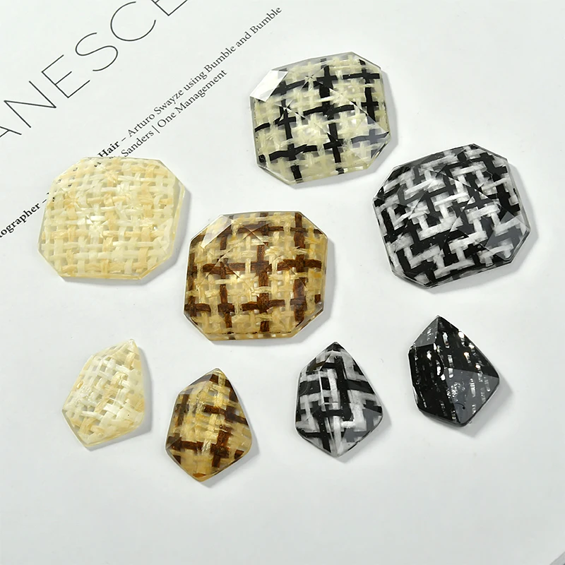 

4 шт., пластыри для волос на акриловой основе, в клетку