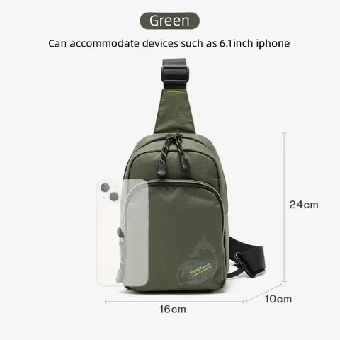 Легкая водонепроницаемая женская многофункциональная нагрудная сумка из ткани Оксфорд Fouvor, спортивная сумка через плечо для путешествий на открытом воздухе 3033-09