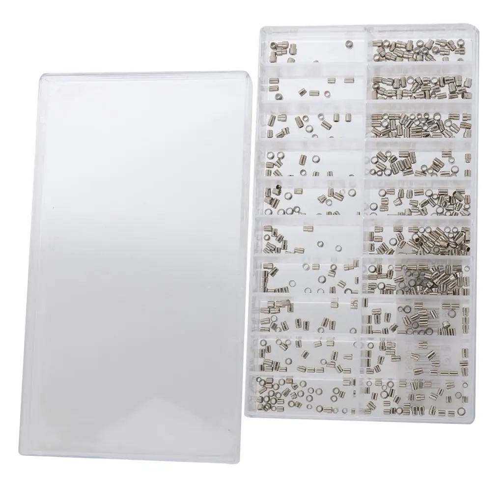 

500pcs Mixed Sizes Watch Case Tubes Pipes for Waterproof Crown Assortment