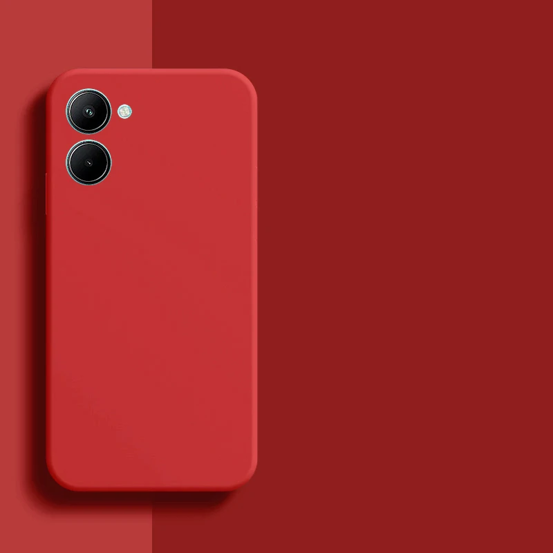 

For Realme C33 Case Cover Realme C35 C33 C31 C30 C21Y C25Y C21 C12 C25S Soft Liquid Silicone Bumper Phone Cases For Realme C33