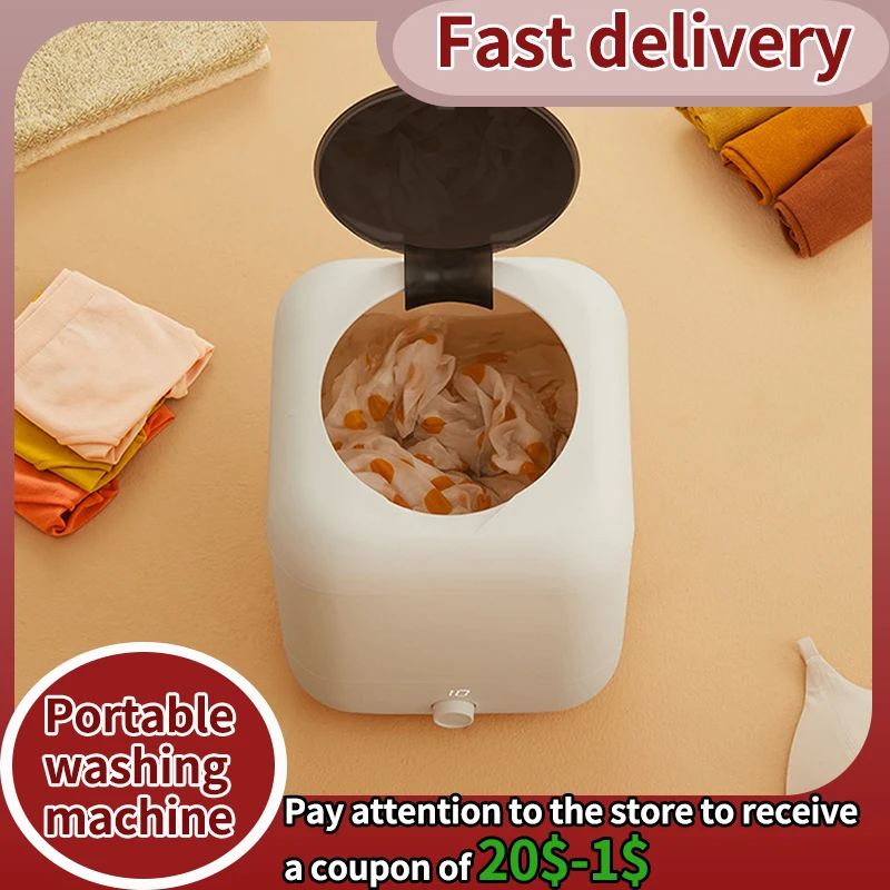 

Мини-стиральная машина с зарядкой от USB, небольшая машинка для мытья носков, портативное нижнее белье, дезинфицирующая и антибактериальная машинка
