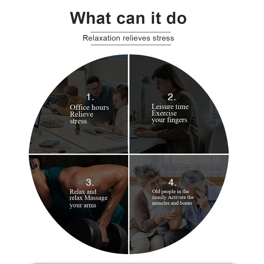 Ручной игрушечный усилитель для ручного захвата СДВГ-аутизма (синий)