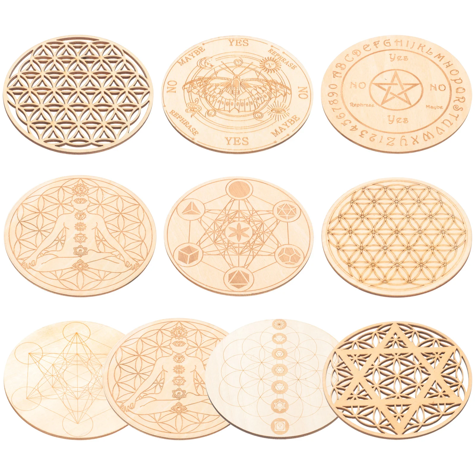 

Cup Mat Pad Coaster Table Coasters Placemats Wooden Pads Kitchen Mats Coffee Hot Round Woven Rustic Desk Teacup Dish Plate