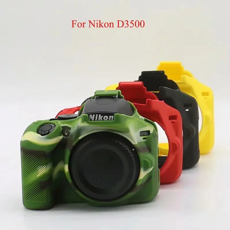 Чехол для камеры Nikon D3300 D3400 d3500 D5300 D7000 D7100 D7200 D7500 силиконовый защитный резиновый
