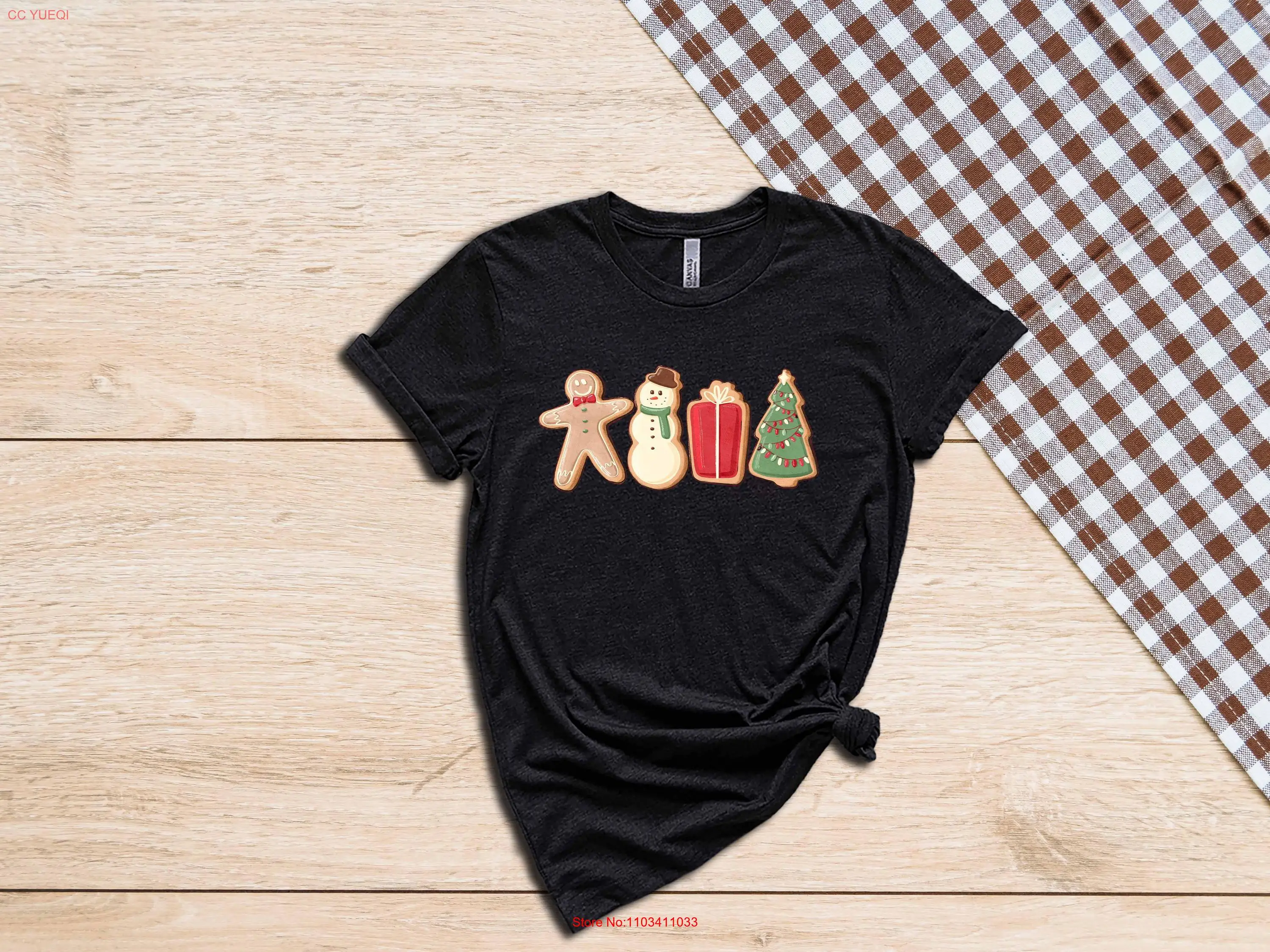 Рождественская футболка Xmas Eve Funny Cool Time Happy с длинными или короткими рукавами