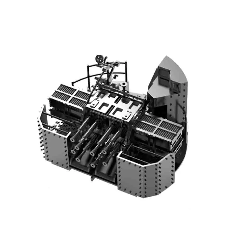 LY002A 1/700 1/350 1/200 1/144 Детали для обновления модели Королевский темно-синий пистолет с