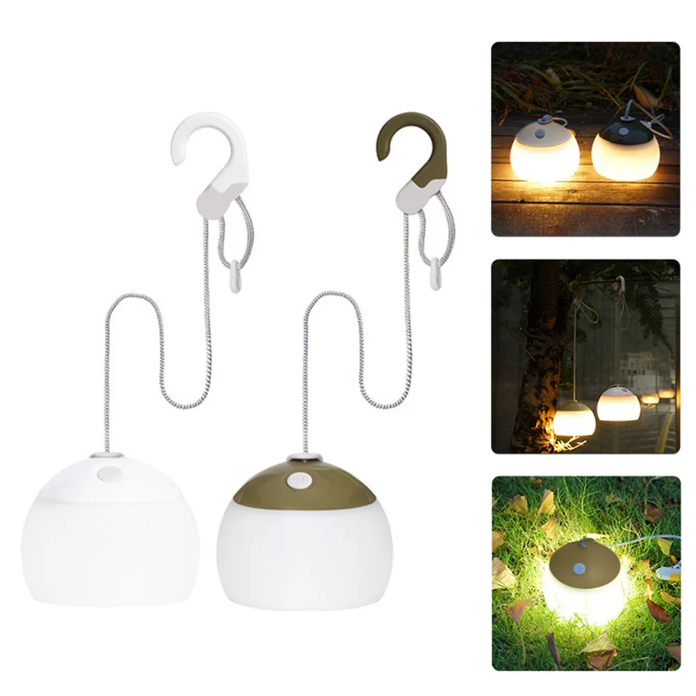 

Портативный походный фонарь IPX4, водонепроницаемый перезаряжаемый фонарь для кемпинга, 3 режима, с внешним аккумулятором 2200 мАч, для чрезвыч...