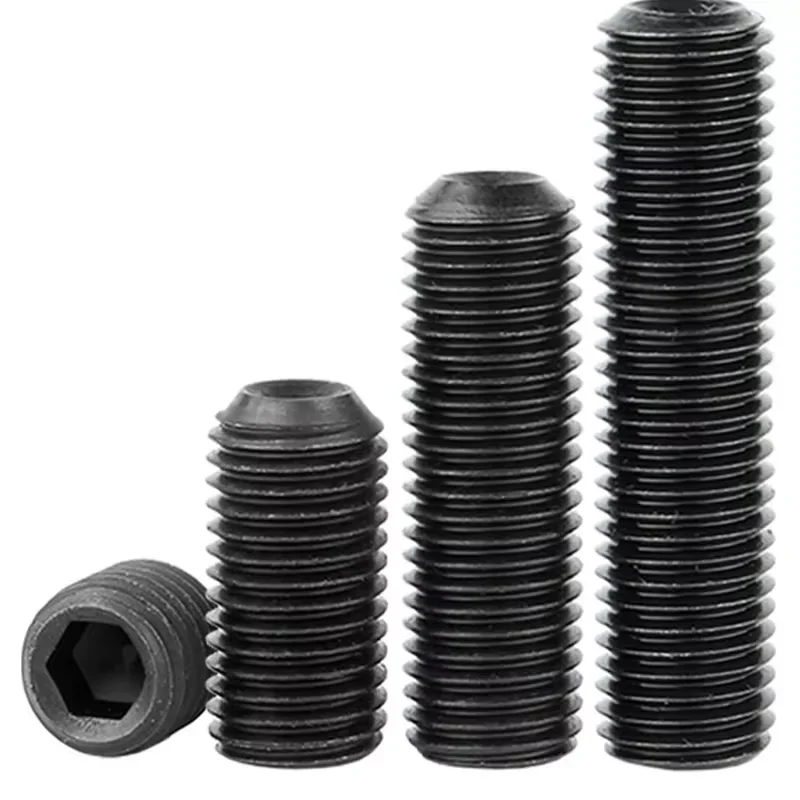 Винты с шестигранным углублением без головки черные 12.9 классов