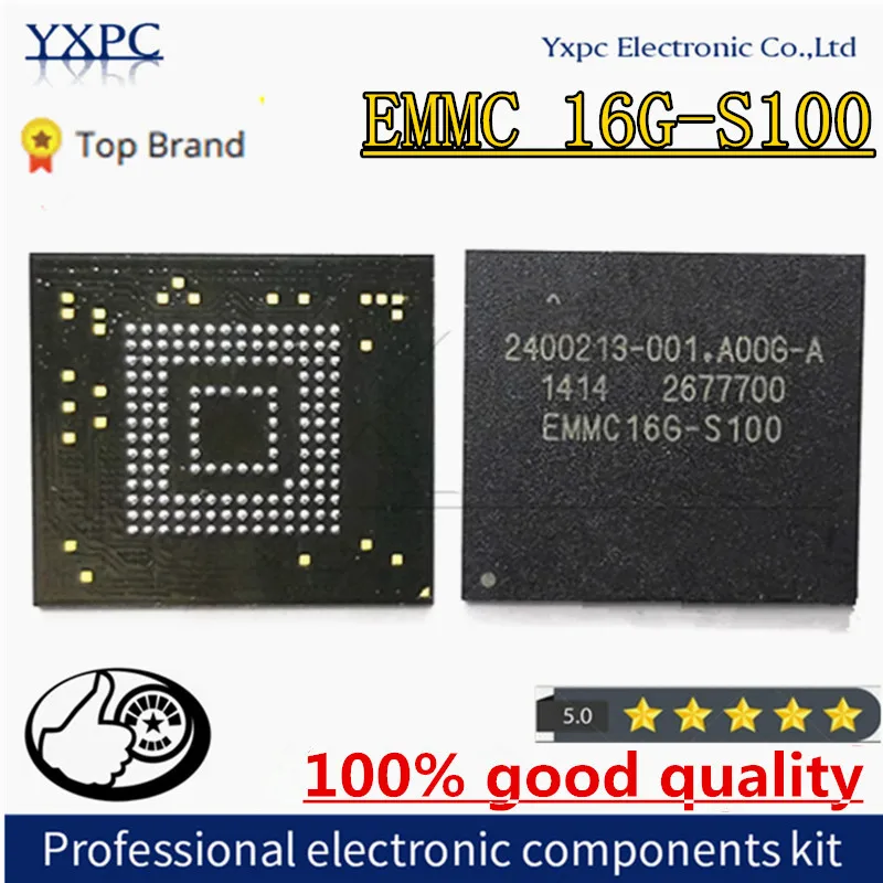 

EMMC 16G-S100 16GB BGA153 EMMC Flash Memory IC Chipset with balls