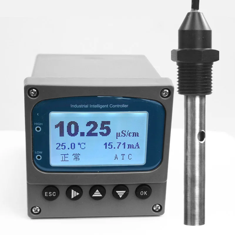 

High Quality Industrial Online Electrical Conductivity Meter Digital Inline Conductivity Controller