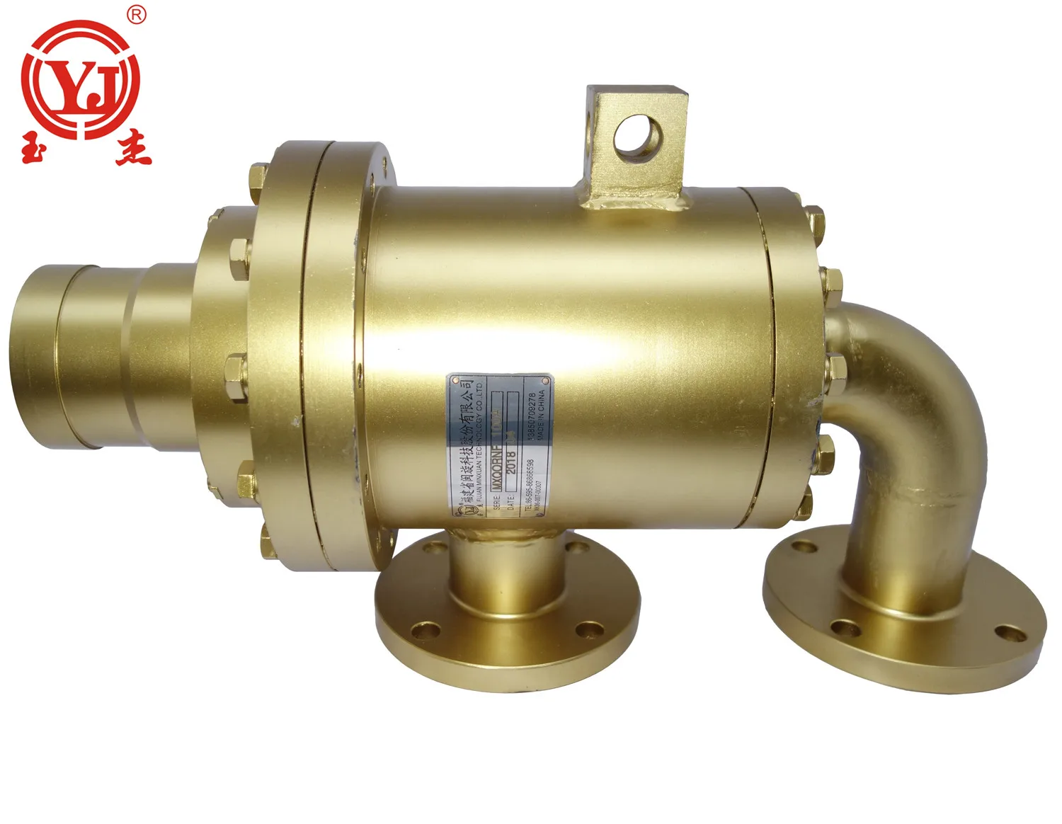 

500 Series Heat Transfer Oil Inner Pipe Fixed Swivel Union Flange Type Rotary Joint